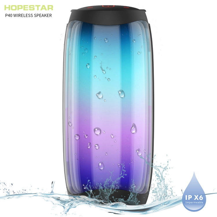 HOPESTAR P40 Bluetooth 5.0 Portable Waterproof Wireless Bluetooth Speaker (Blue) - Desktop Speaker by HOPESTAR | Online Shopping South Africa | PMC Jewellery | Buy Now Pay Later Mobicred