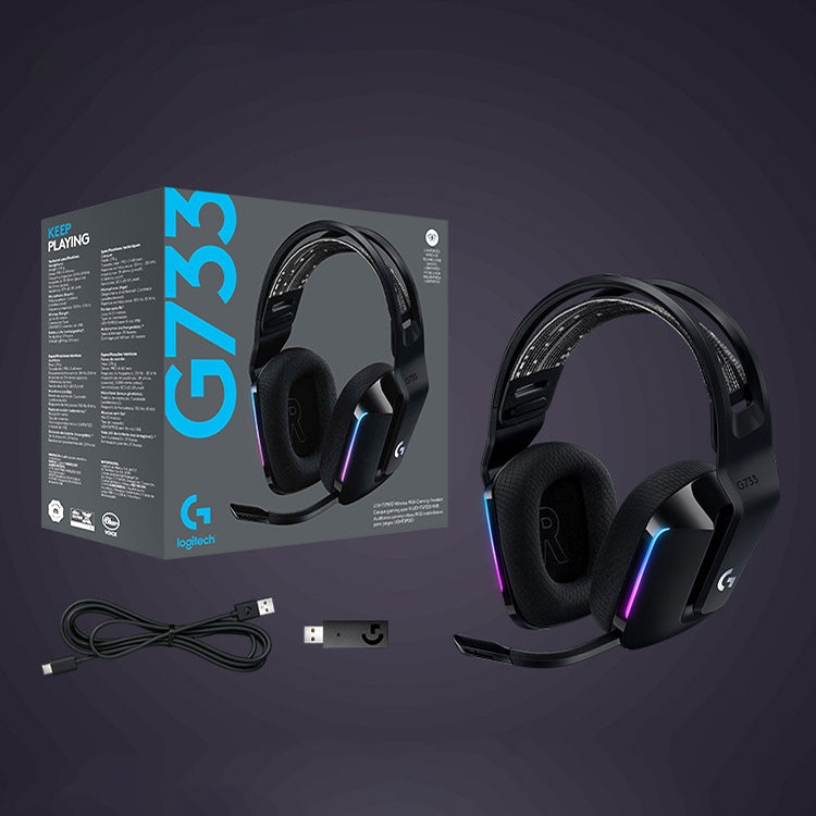 Logitech G733 LIGHT SPEED Wireless RGB Gaming Headset (Blue) - free shipping - PMC TechLife - Order now!