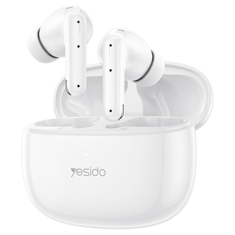 Yesido TWS28 ANC+ENC Dual Noise Reduction Smart TWS Wireless Bluetooth Earphone (White) - TWS Earphone by Yesido | Online Shopping South Africa | PMC Jewellery | Buy Now Pay Later Mobicred