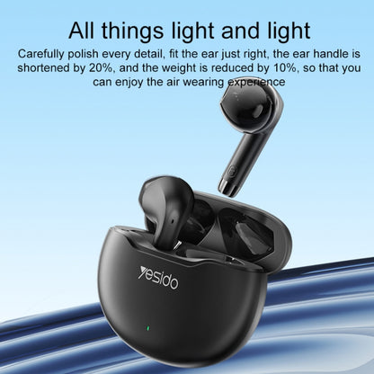 Yesido TWS21 Bluetooth 5.3 TWS Wireless Bluetooth Earphone (Black) - TWS Earphone by Yesido | Online Shopping South Africa | PMC Jewellery | Buy Now Pay Later Mobicred