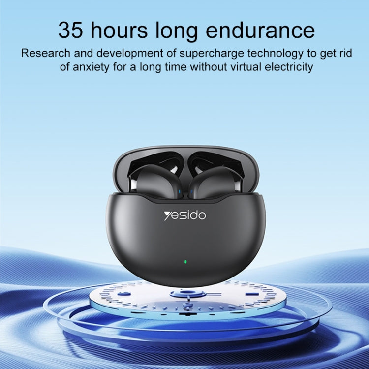 Yesido TWS21 Bluetooth 5.3 TWS Wireless Bluetooth Earphone (Black) - TWS Earphone by Yesido | Online Shopping South Africa | PMC Jewellery | Buy Now Pay Later Mobicred