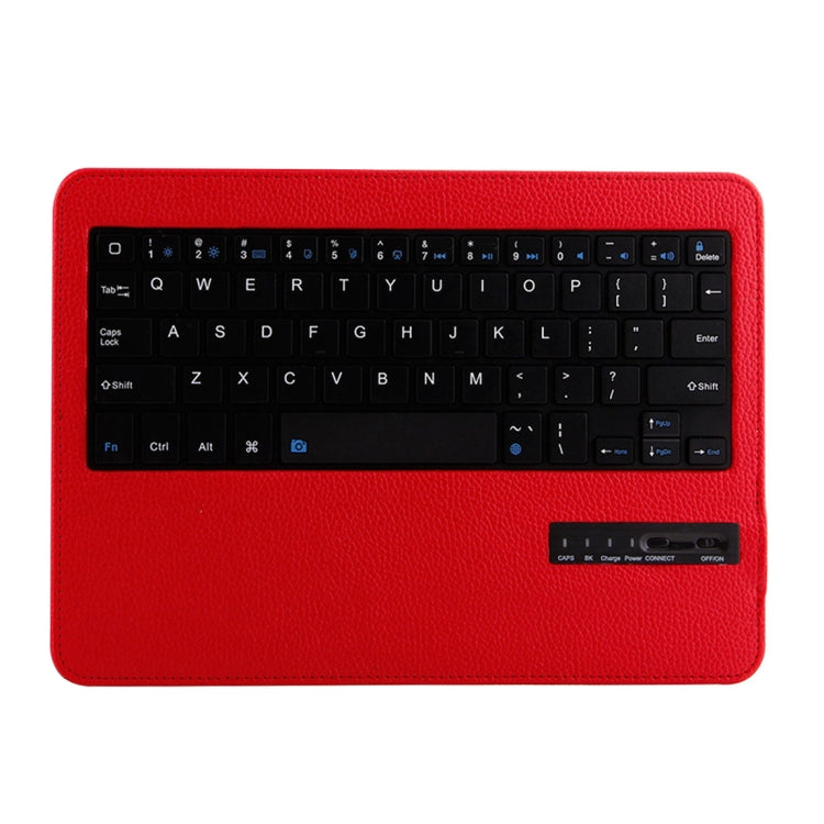 IP011 Detachable Bluetooth 3.0 ABS Keyboard + Litchi Texture Leather Tablet Case for iPad Pro 11 inch (2018), with Sleep Function (Red) - For iPad Pro by PMC TechLife | Online Shopping South Africa | PMC TechLife