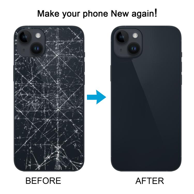 For iPhone 14 China Version Battery Back Cover with Middle Frame(White) - Back Cover by PMc TechLife | Online Shopping South Africa | PMc TechLife | Buy Now Pay Later Mobicred