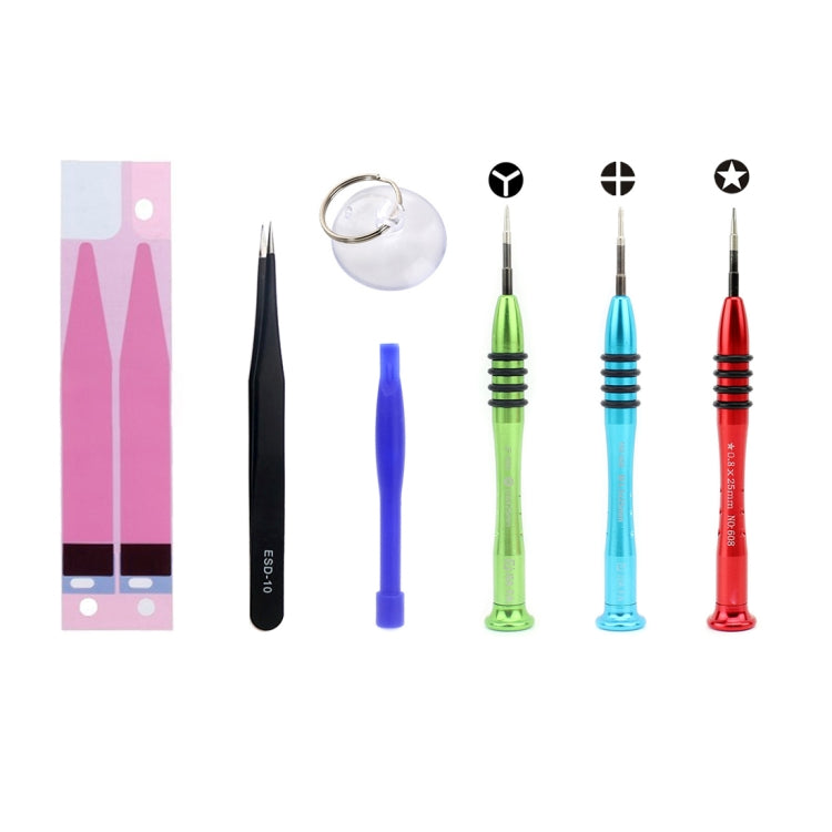 JIAFA JF-8163 7 in 1 Battery Repair Tool Set for iPhone 6s - free shipping - PMC TechLife - Order now!
