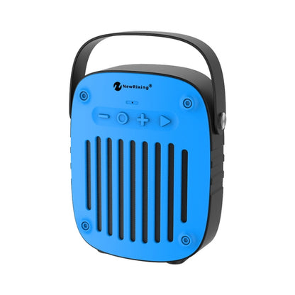 NewRixing NR-4014 Outdoor Portable Hand-held Bluetooth Speaker with Hands-free Call Function, Support TF Card & USB & FM & AUX (Blue) - Desktop Speaker by NewRixing | Online Shopping South Africa | PMC Jewellery | Buy Now Pay Later Mobicred