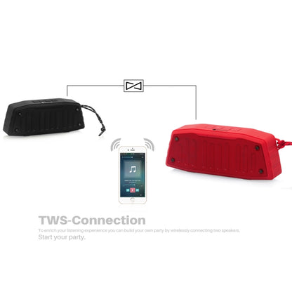 NewRixing NR-4019 Outdoor Portable Bluetooth Speaker with Hands-free Call Function, Support TF Card & USB & FM & AUX (Grey) - Desktop Speaker by NewRixing | Online Shopping South Africa | PMC Jewellery | Buy Now Pay Later Mobicred