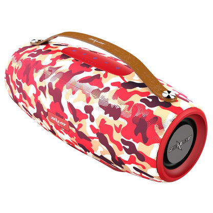 ZEALOT S27 Multifunctional Bass Wireless Bluetooth Speaker, Built-in Microphone, Support Bluetooth Call & AUX & TF Card & 1x93mm + 2x66mm Speakers(Camouflage Red) - Desktop Speaker by ZEALOT | Online Shopping South Africa | PMC Jewellery | Buy Now Pay Later Mobicred