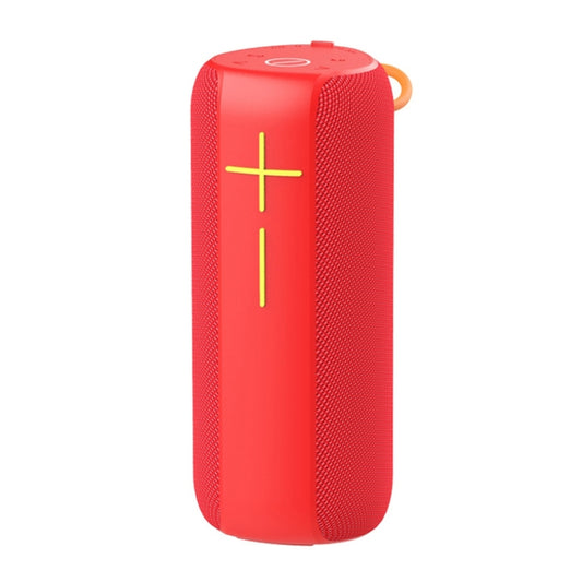 HOPESTAR P14 Pro Portable Outdoor Waterproof Wireless Bluetooth Speaker, Support Hands-free Call & U Disk & TF Card & 3.5mm AUX & FM (Red) - Desktop Speaker by HOPESTAR | Online Shopping South Africa | PMC Jewellery | Buy Now Pay Later Mobicred