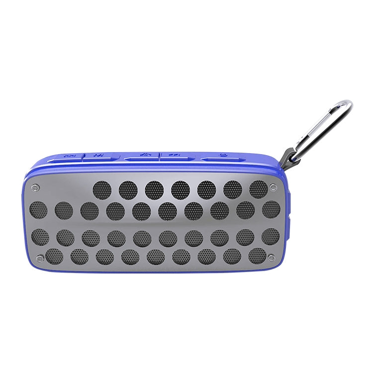 NewRixing NR-4011 Outdoor Splash Water Bluetooth Speaker, Support Hands-free Call / TF Card / FM / U Disk (Blue) - Desktop Speaker by NewRixing | Online Shopping South Africa | PMC Jewellery | Buy Now Pay Later Mobicred