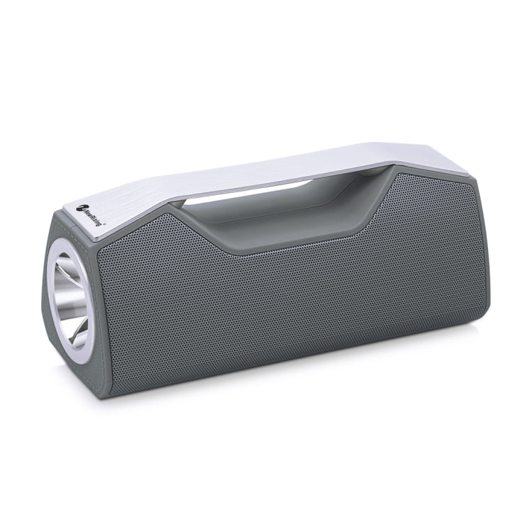 NewRixing NR-2028 Portable Lighting Wireless Bluetooth Stereo Speaker Support TWS Function Speaker (Grey) - free shipping - PMC Jewellery - Order now!