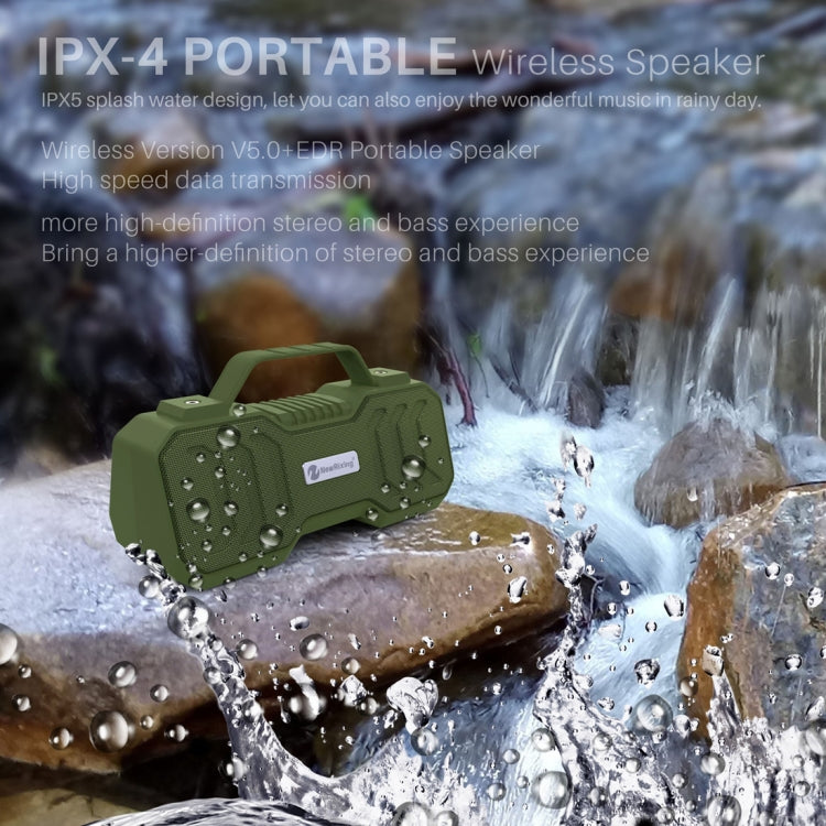 NewRixing NR-4500 Portable Wireless Bluetooth Stereo Speaker Support TWS / FM Function Speaker (Black) - free shipping - PMC Jewellery - Order now!