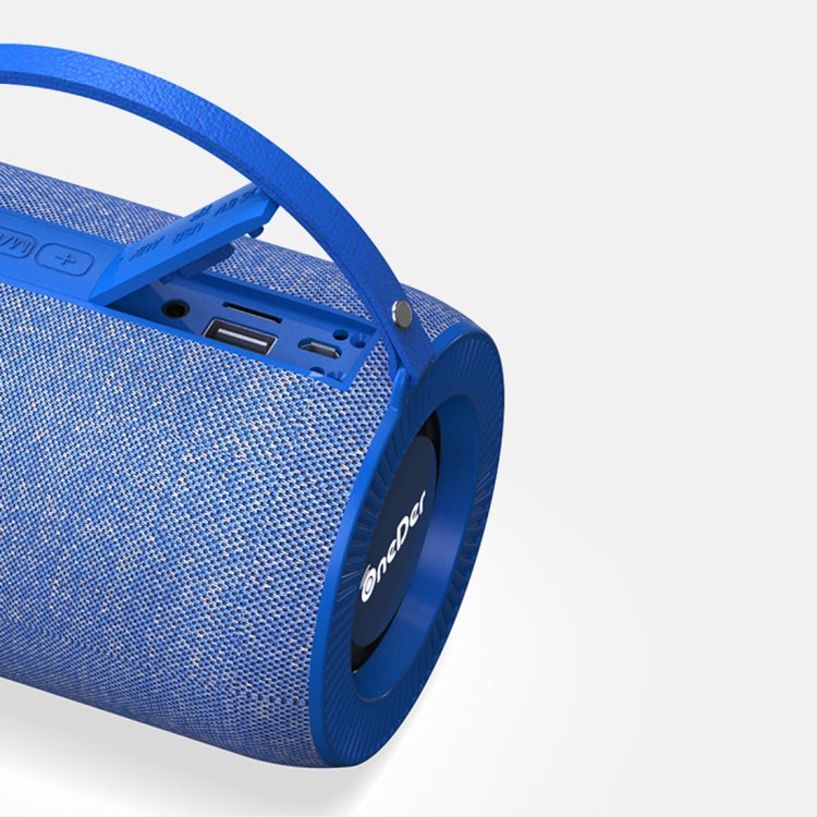 Oneder V3 Outdoor Hand-held Wireless Bluetooth Speaker, Support Hands-free & FM & TF Card & AUX & USB Drive (Blue) - Desktop Speaker by OneDer | Online Shopping South Africa | PMC Jewellery | Buy Now Pay Later Mobicred