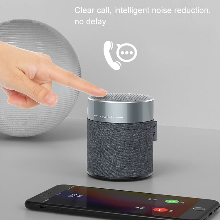 Oneder V13 Mini  Wireless Bluetooth Speaker, Support Hands-free & TF & FM & AUX(Grey) - Desktop Speaker by OneDer | Online Shopping South Africa | PMC Jewellery | Buy Now Pay Later Mobicred