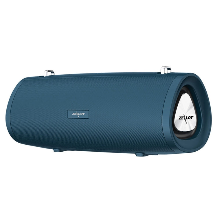 ZEALOT S38 Portable Subwoofer Wireless Bluetooth Speaker with Built-in Mic, Support Hands-Free Call & TF Card & AUX (Lake Blue) - Desktop Speaker by ZEALOT | Online Shopping South Africa | PMC Jewellery | Buy Now Pay Later Mobicred