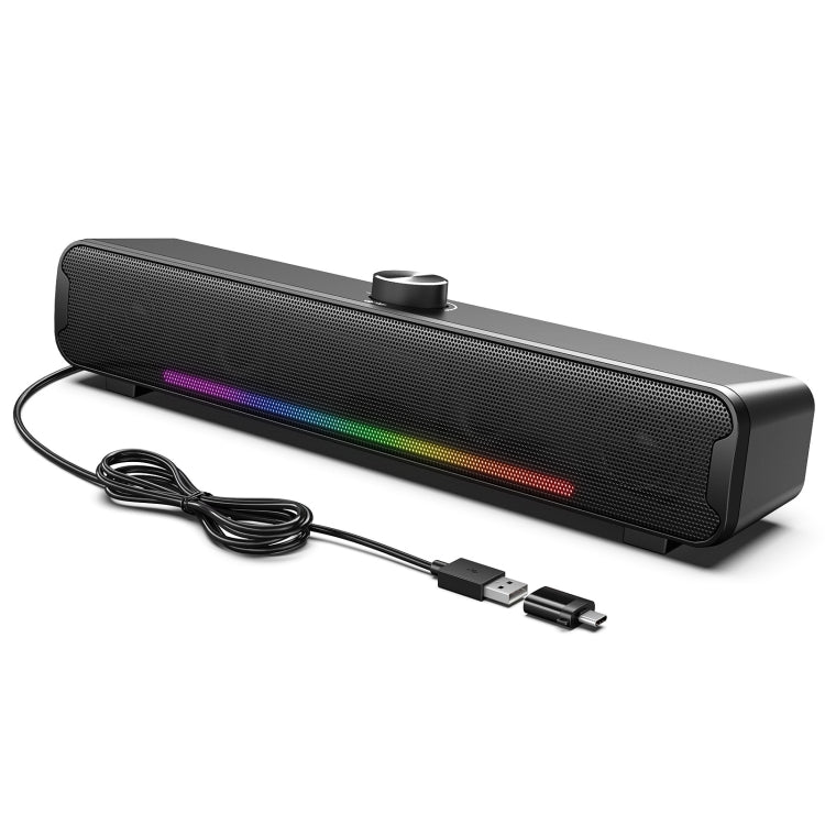 L16 Outdoor Portable RGB Light HiFi USB Bluetooth Wireless Speaker(Black) - free shipping - PMC Jewellery - Order now!
