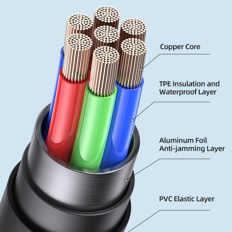 USAMS US-SJ595 Jelly Series USB to 8 Pin Two-Color Data Cable, Cable Length: 1m(White) - Normal Style Cable by USAMS | Online Shopping South Africa | PMC Jewellery | Buy Now Pay Later Mobicred