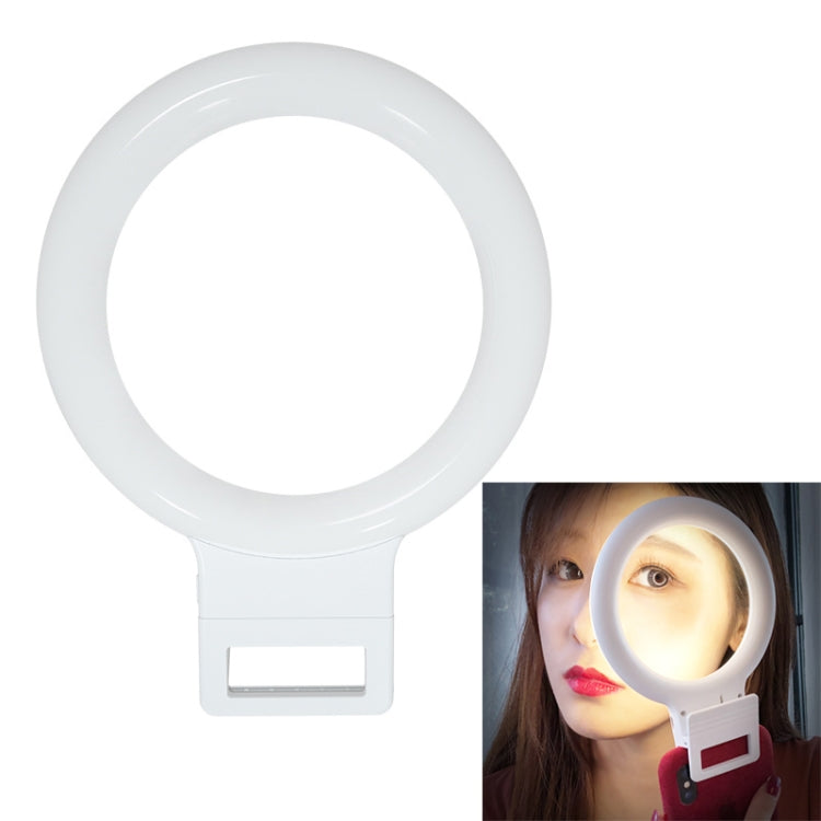 XJ18 LED Light Live Self-timer Flash Fill Light(White) - Selfie Light by PMC TechLife | Online Shopping South Africa | PMC TechLife | Buy Now Pay Later Mobicred