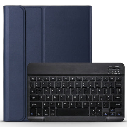 A11 Bluetooth 3.0 Ultra-thin ABS Detachable Bluetooth Keyboard Leather Tablet Case with Holder for iPad Pro 11 inch 2021 (Dark Blue) - For iPad Pro by PMC Jewellery | Online Shopping South Africa | PMC Jewellery | Buy Now Pay Later Mobicred