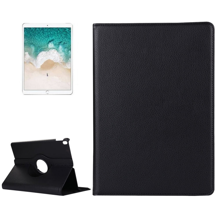 Litchi Texture 360 Degree Spin Multi-function Horizontal Flip Leather Protective Case with Holder for iPad Pro 10.5 inch / iPad Air (2019) (Black) - iPad Pro 10.5 inch Cases by PMC Jewellery | Online Shopping South Africa | PMC Jewellery | Buy Now Pay Later Mobicred