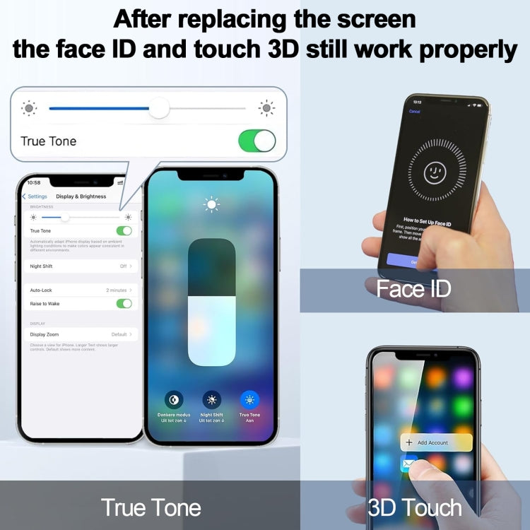 JK incell LCD Screen For iPhone X - free shipping - PMC TechLife - Order now!
