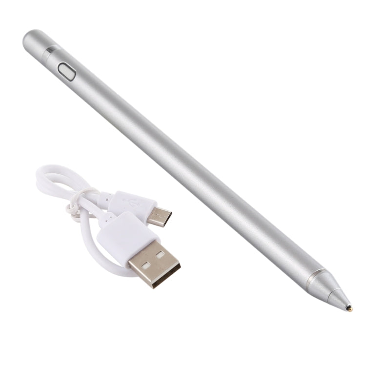 Active Capacitive Stylus for iPod touch / iPad mini & Air & Pro / iPhone(Silver) - Stylus Pen by PMC Jewellery | Online Shopping South Africa | PMC Jewellery | Buy Now Pay Later Mobicred