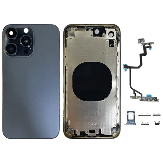 Back Cover with Appearance Imitation of iP15 Pro for iPhone XR(Blue) - Back Cover by PMC Jewellery | Online Shopping South Africa | PMC Jewellery | Buy Now Pay Later Mobicred