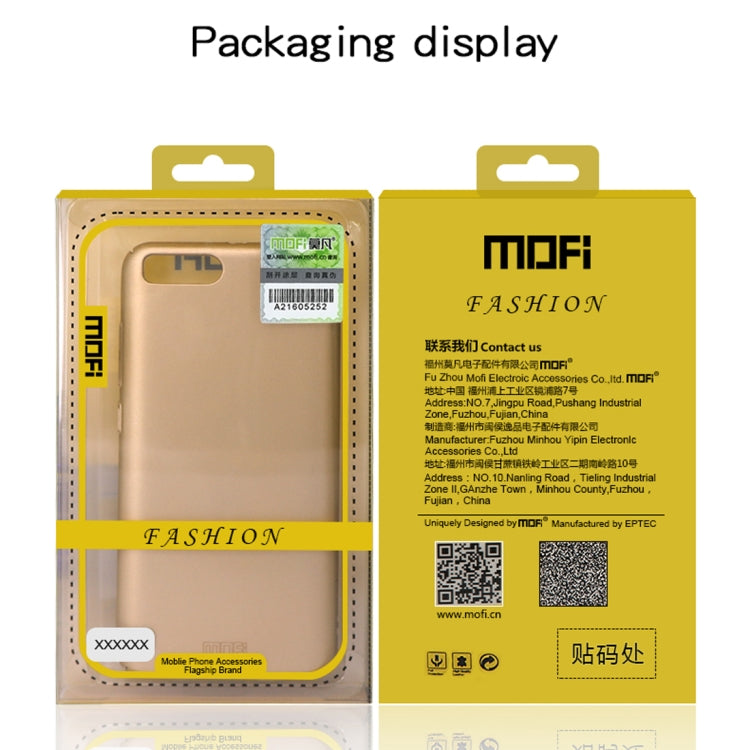 For iPhone XS MOFI Frosted PC Ultra-thin Full Coverage Case (Black) - More iPhone Cases by MOFI | Online Shopping South Africa | PMC Jewellery