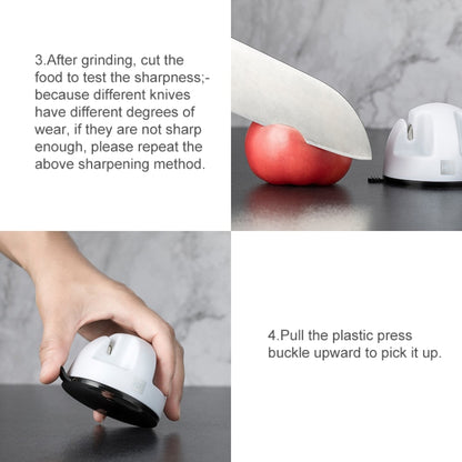 Original Xiaomi Youpin Huohou Kitchen Mini Double Wheel Knife Sharpener (White) - Knife Sharpener by Xiaomi | Online Shopping South Africa | PMC Jewellery | Buy Now Pay Later Mobicred