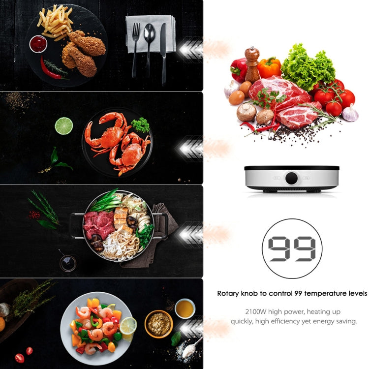 Original Xiaomi Mijia 2100W OLED Screen Induction Cooker 2 NFC Connection App Control, US Plug - Induction Cookers by Xiaomi | Online Shopping South Africa | PMC Jewellery | Buy Now Pay Later Mobicred