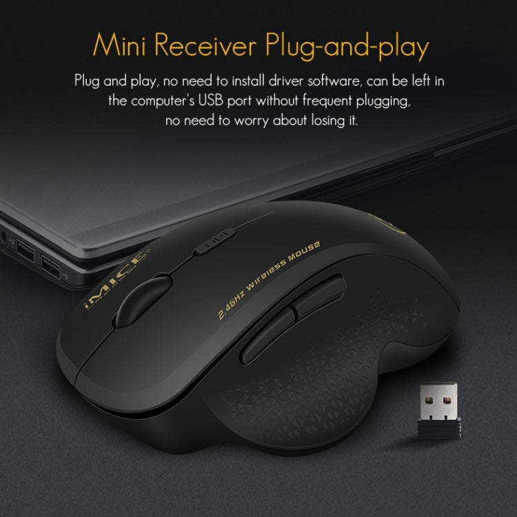 iMICE G6 Wireless Mouse 2.4G Office Mouse 6-button Gaming Mouse(Red) - free shipping - PMC TechLife - Order now!