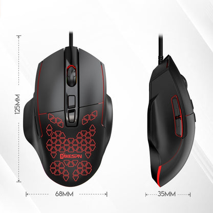 MKESPN X11 7-buttons 7200DPI RGB Wired Macro-definition Gaming Mouse - Wired Mice by MKESPN | Online Shopping South Africa | PMC Jewellery | Buy Now Pay Later Mobicred