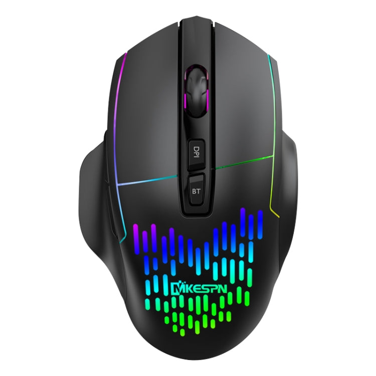 MKESPN X11 Bluetooth Three-modes Charging Wireless RGB Gaming Mouse - Wireless Mice by MKESPN | Online Shopping South Africa | PMC Jewellery | Buy Now Pay Later Mobicred