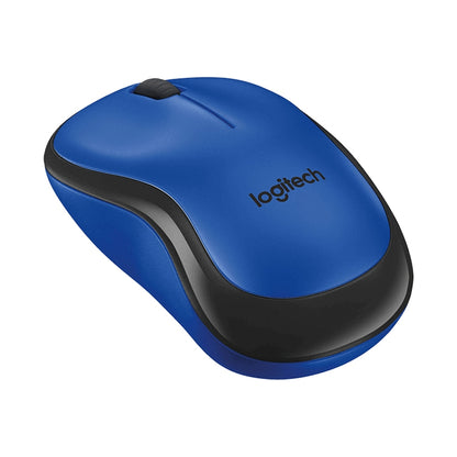 Logitech M220 1200DPI 2.4GHz Ergonomic Wireless Mouse (Blue) - Wireless Mice by Logitech | Online Shopping South Africa | PMC Jewellery | Buy Now Pay Later Mobicred