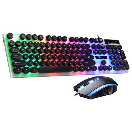 ZGB G21 Luminous Wired Keyboard + Mouse Set (Black) - Wired Keyboard by Chasing Leopard | Online Shopping South Africa | PMC Jewellery | Buy Now Pay Later Mobicred