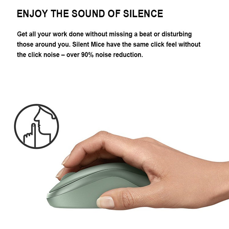 Logitech M221 Fashion Silent Wireless Mouse(Green) - free shipping - PMC Jewellery - Order now!