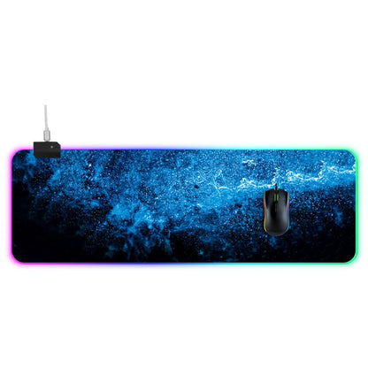 Computer Blue Illuminated Mouse Pad, Size: 90 x 30 x 0.4cm - Mouse Pads by PMC Jewellery | Online Shopping South Africa | PMC Jewellery | Buy Now Pay Later Mobicred