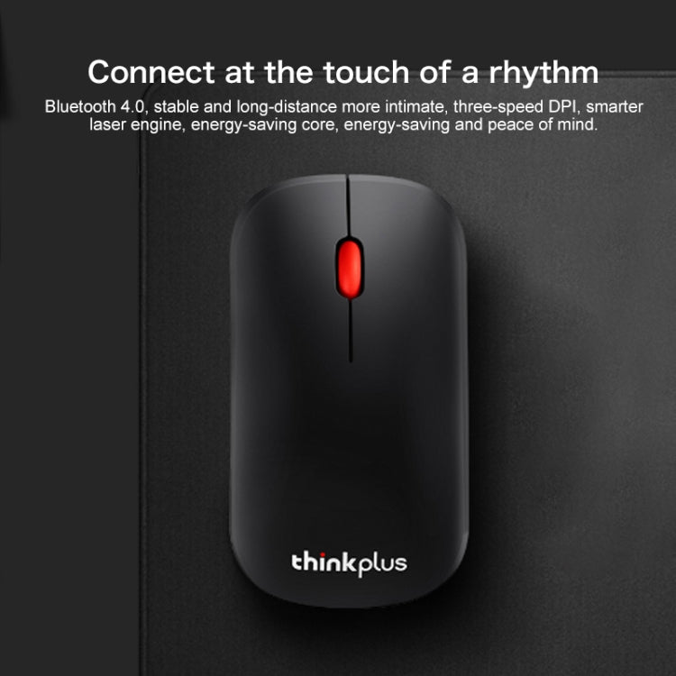 Lenovo thinkplus Bluetooth 4.0 Portable Wireless Bluetooth Mouse (Black) - Wireless Mice by Lenovo | Online Shopping South Africa | PMC Jewellery | Buy Now Pay Later Mobicred