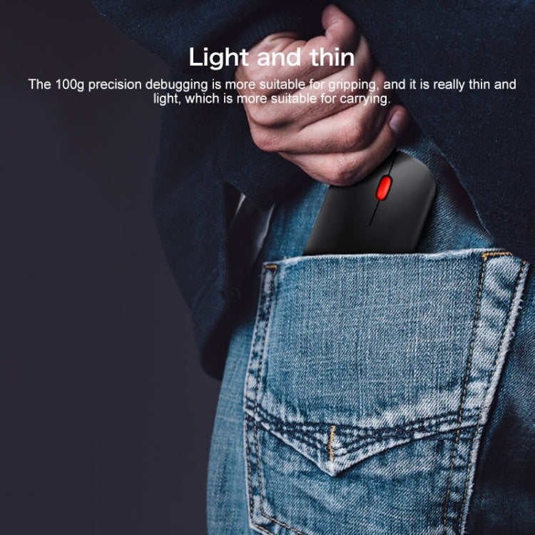 Lenovo thinkplus Bluetooth 4.0 Portable Wireless Bluetooth Mouse (Black) - free shipping - PMC Jewellery - Order now!