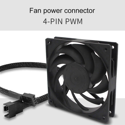 F140 Computer CPU Radiator Cooling Fan (White) - Fan Cooling by PMC Jewellery | Online Shopping South Africa | PMC Jewellery | Buy Now Pay Later Mobicred