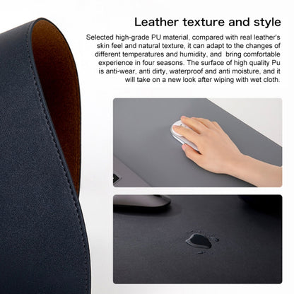 Original Xiaomi Large Mouse Mat Non-Slip Waterproof Desk Pad (Black) - Mouse Pads by Xiaomi | Online Shopping South Africa | PMC Jewellery | Buy Now Pay Later Mobicred