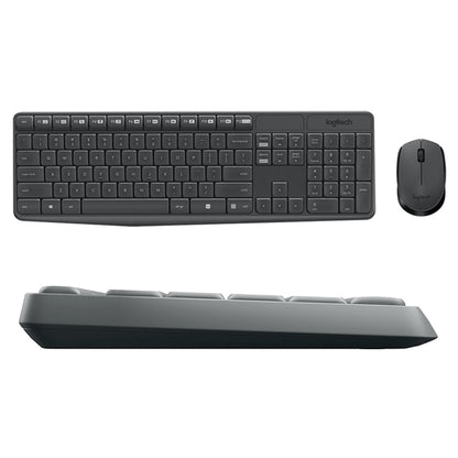 Logitech MK235 Wireless Keyboard Mouse Set - Wireless Keyboard by Logitech | Online Shopping South Africa | PMC Jewellery | Buy Now Pay Later Mobicred