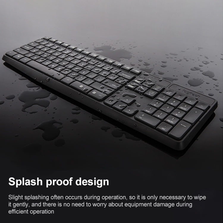 Logitech MK235 Wireless Keyboard Mouse Set - Wireless Keyboard by Logitech | Online Shopping South Africa | PMC Jewellery | Buy Now Pay Later Mobicred