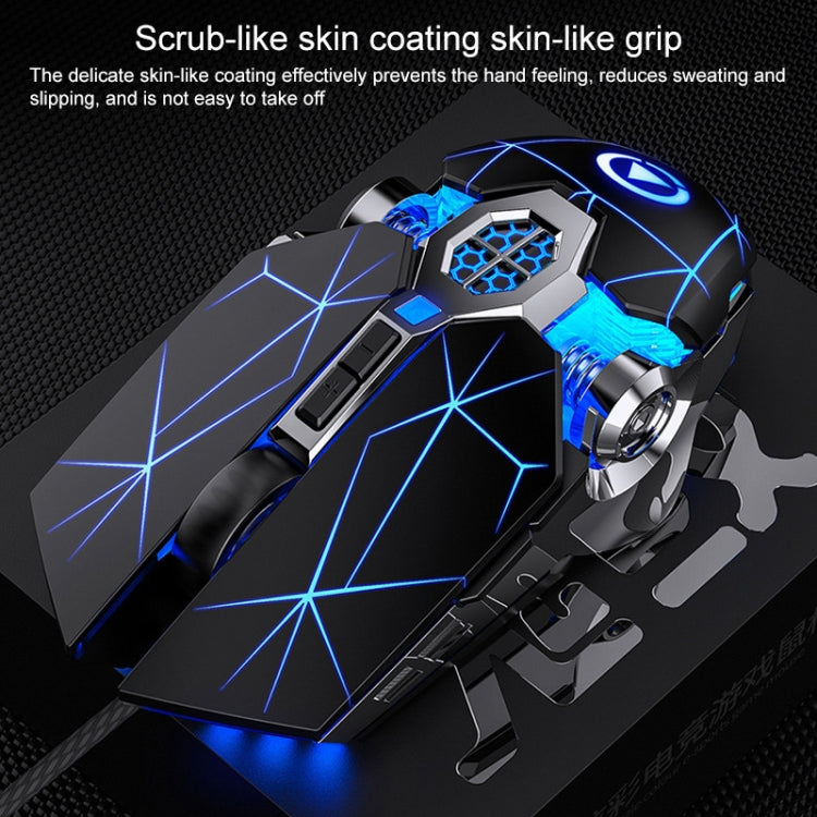 YINDIAO 3200DPI 4-modes Adjustable 7-keys RGB Light Wired Gaming Mechanical Mouse, Style: Audio Version (White) - Wired Mice by YINDIAO | Online Shopping South Africa | PMC TechLife | Buy Now Pay Later Mobicred
