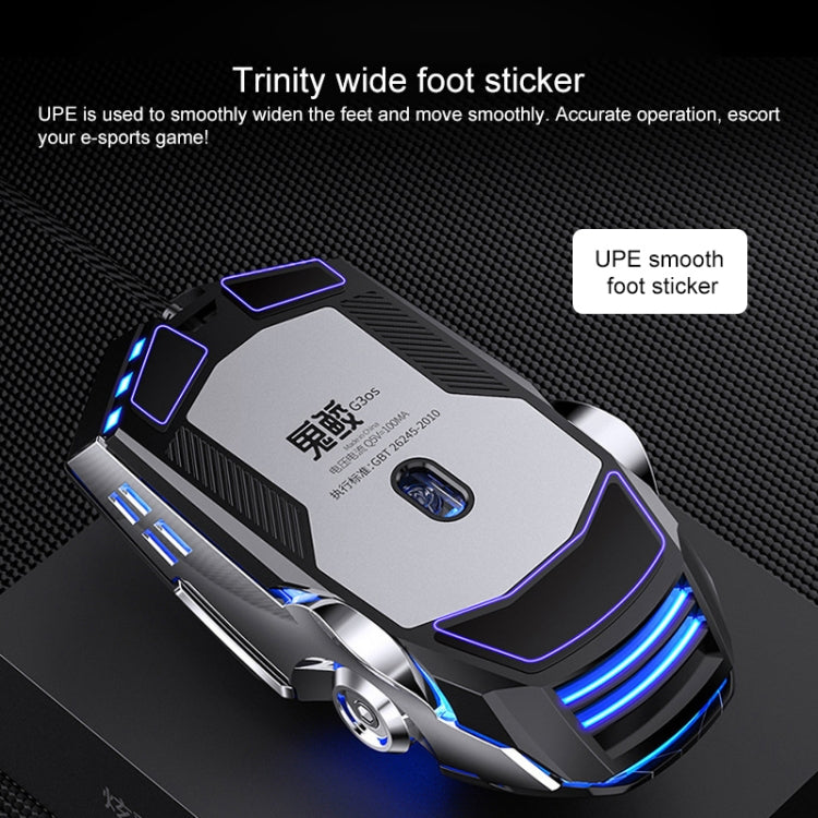 YINDIAO 3200DPI 4-modes Adjustable 7-keys RGB Light Wired Gaming Mechanical Mouse, Style: Audio Version (White) - Wired Mice by YINDIAO | Online Shopping South Africa | PMC TechLife | Buy Now Pay Later Mobicred