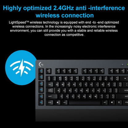 Logitech G613 Wireless Smart Bluetooth Dual Mode Silent Keyboard (Black) - Wireless Keyboard by Logitech | Online Shopping South Africa | PMC Jewellery | Buy Now Pay Later Mobicred