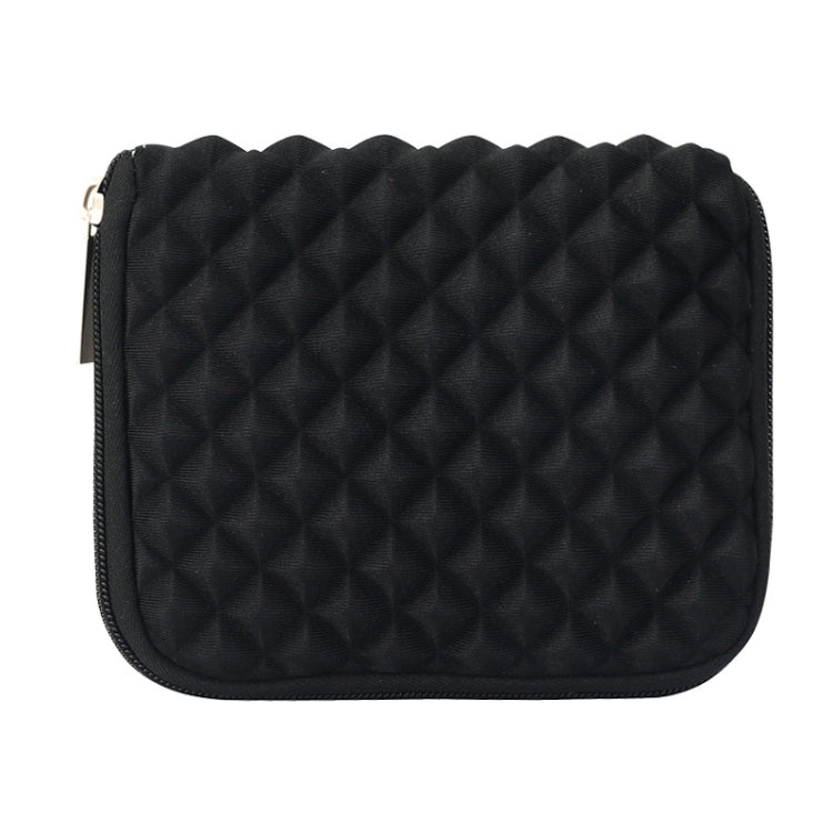 Diamond Texture Laptop Power Bag, Size: 16 x 13 x 1.5cm (Black) - Other by PMC TechLife | Online Shopping South Africa | PMC TechLife | Buy Now Pay Later Mobicred