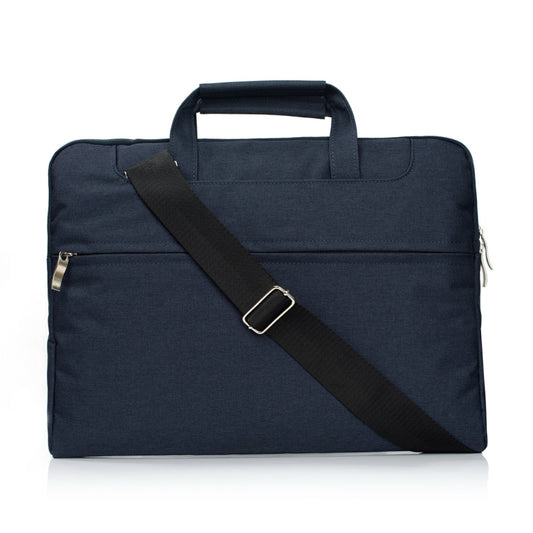 Portable One Shoulder Handheld Zipper Laptop Bag, For 13.3 inch and Below Macbook, Samsung, Lenovo, Sony, DELL Alienware, CHUWI, ASUS, HP (Dark Blue) - 13.3 inch by PMC Jewellery | Online Shopping South Africa | PMC Jewellery | Buy Now Pay Later Mobicred