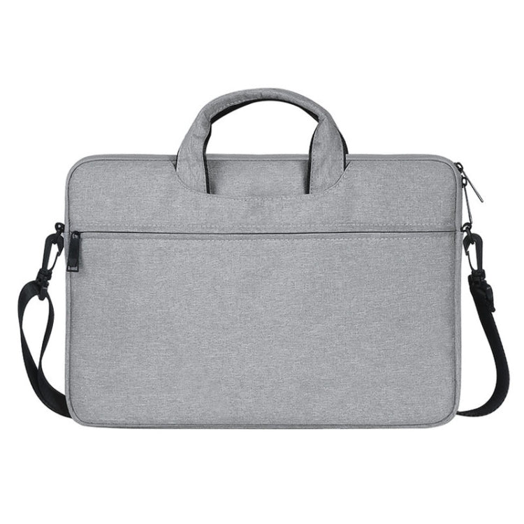 ST01S Waterproof Oxford Cloth Hidden Portable Strap One-shoulder Handbag for 13.3 inch Laptops(Light Grey) - 13.3 inch by PMC Jewellery | Online Shopping South Africa | PMC Jewellery | Buy Now Pay Later Mobicred