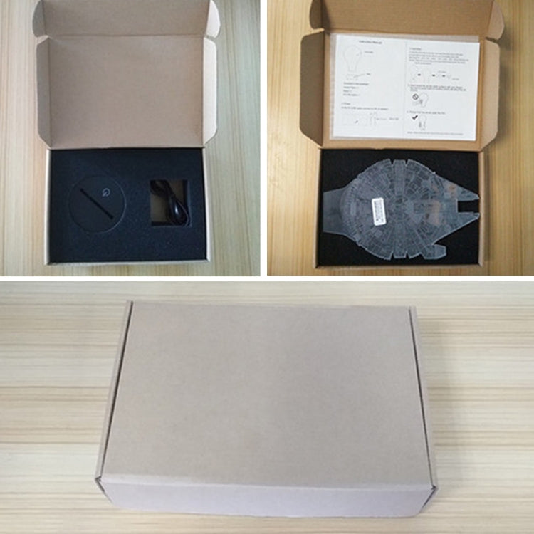 Five-string Guitar Shape 3D Colorful LED Vision Light Table Lamp, USB Touch Version - Novelty Lighting by PMC TechLife | Online Shopping South Africa | PMC TechLife | Buy Now Pay Later Mobicred