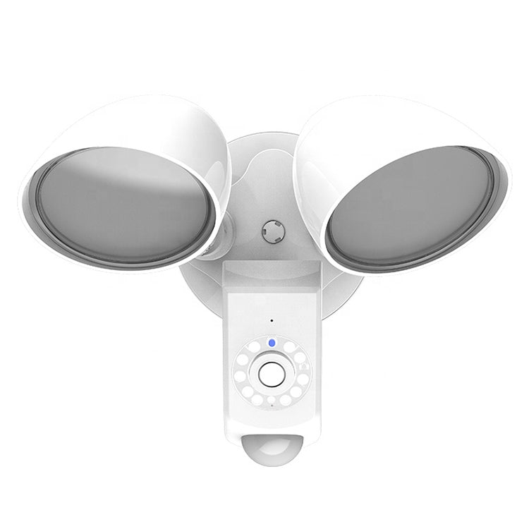 20W LED Smart Sensor Outdoor Floodlight with 1080P Security Camera, 3000K Warm Light (White) - free shipping - PMC Jewellery - Order now!